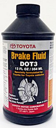 Toyota Тормозная жидкость DOT 3, Brake Fluid, 0.354л | Артикул 0882380010