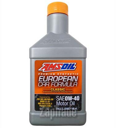 Купить моторное масло Amsoil European Car Formula 0W-40 Classic ESP Synthetic Motor Oil  | Артикул EFOQT