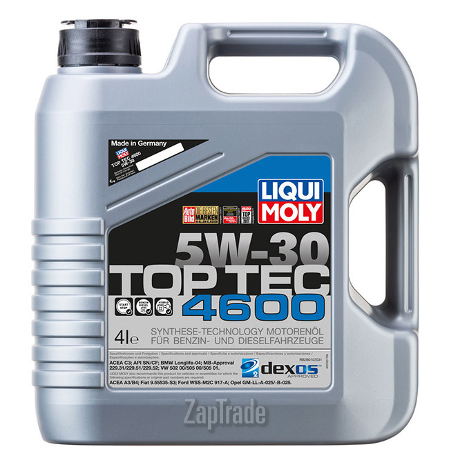 Купить моторное масло Liqui moly Top Tec 4600 | Артикул 3763
