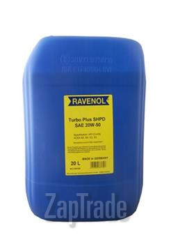 Купить моторное масло Ravenol Turbo-Plus SHPD | Артикул 2200000014887