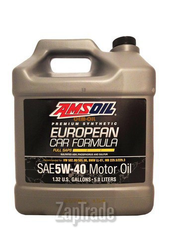 Купить моторное масло Amsoil European Car Formula Full-SAPS Synthetic Motor Oil  | Артикул EFM5L